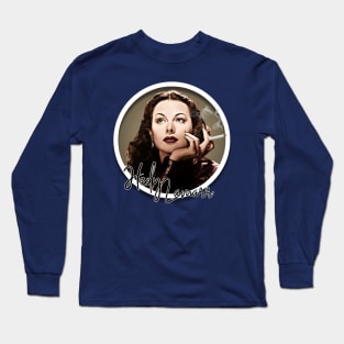 Hedy Lamarr Long Sleeve T-Shirt